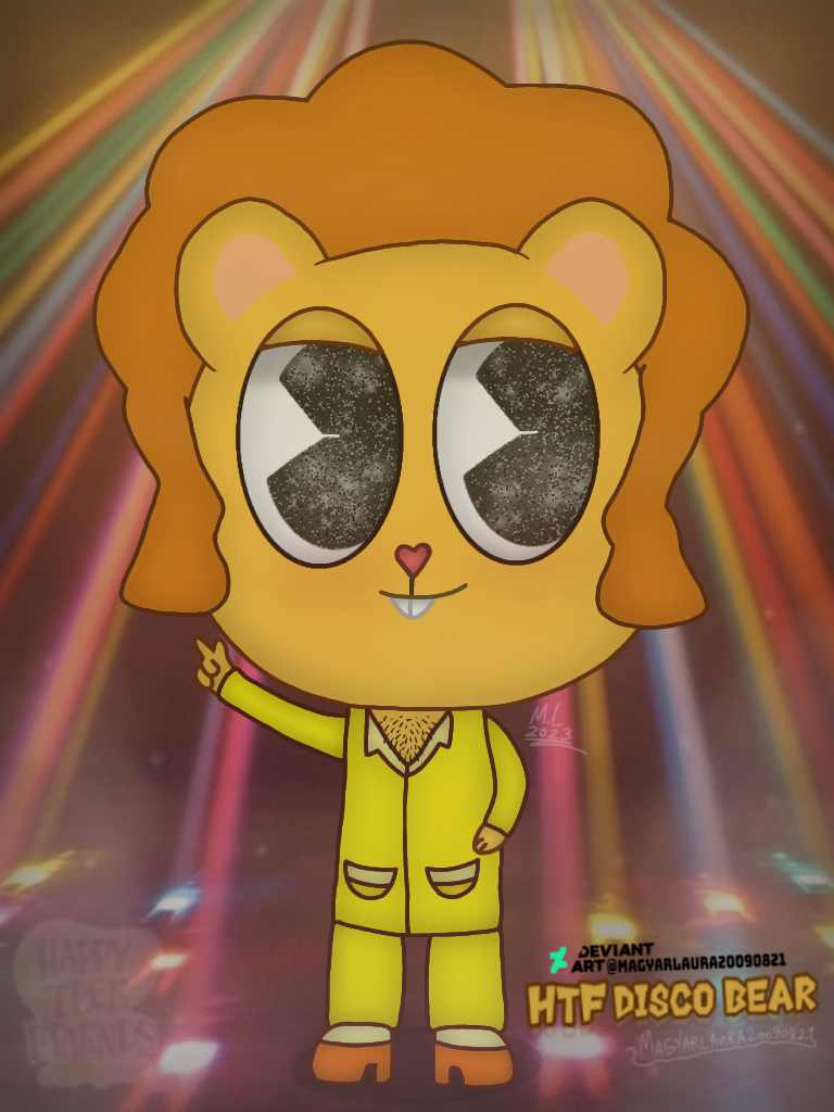 // HTF Disco Bear // by Magyarlaura20090821 on DeviantArt