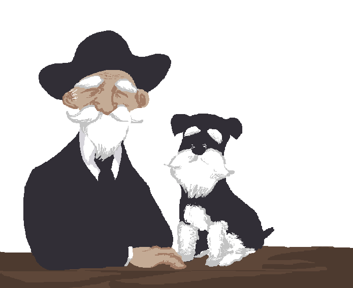 Pet Challenge :  Gentleman and schnauzer