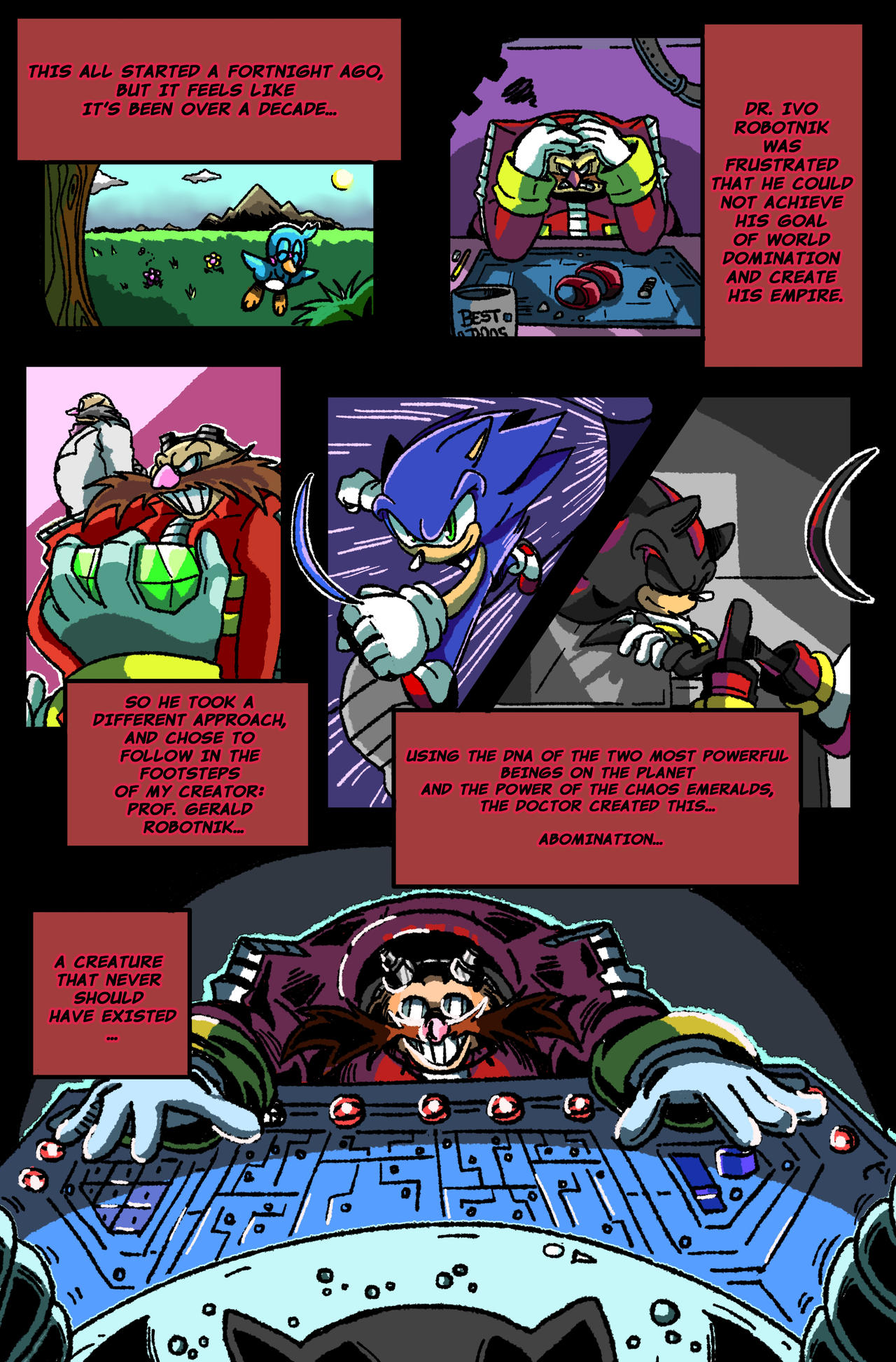Sonic RPG | FanComic | Page 1 by Rockynia on DeviantArt