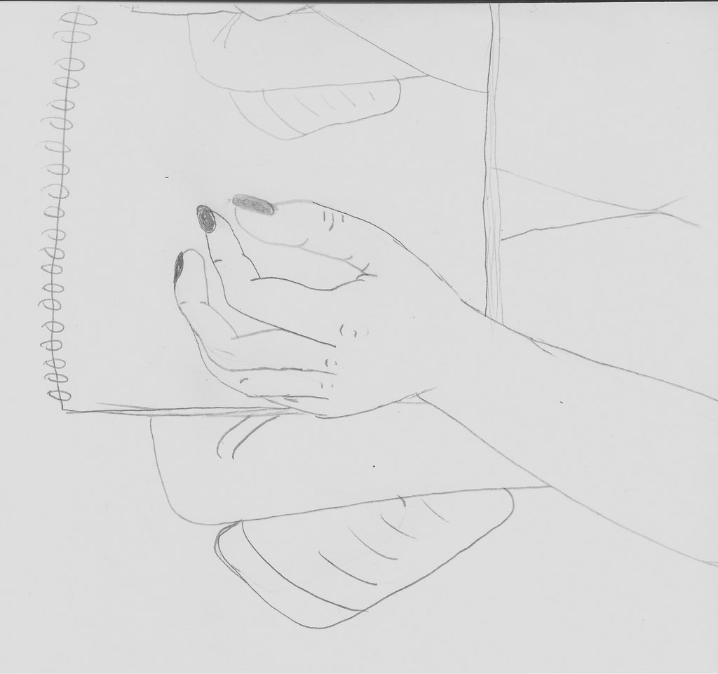 Drawing Hand Sketch
