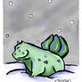 Bulbasaur in the Snow