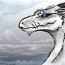 Ice Dragon Portrait