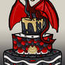 Red Dragon Cake