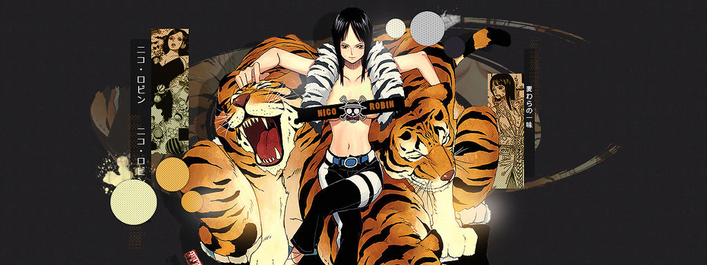 Nico Robin One Piece Banner By Mrdevilfruit On Deviantart