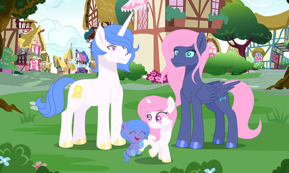 Celestia and Luna's Parents by SnowWind69 on DeviantArt
