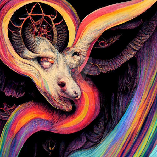 Astral Goat 34677 by MysticalAlgorithms on DeviantArt