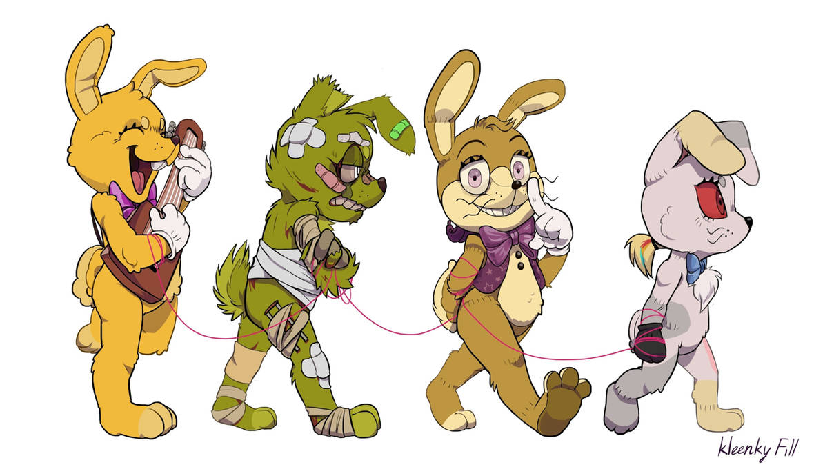 Evolution of the golden rabbit by KleenkyFill on DeviantArt