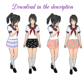 Texture Skin #1 YANDERE CHAN