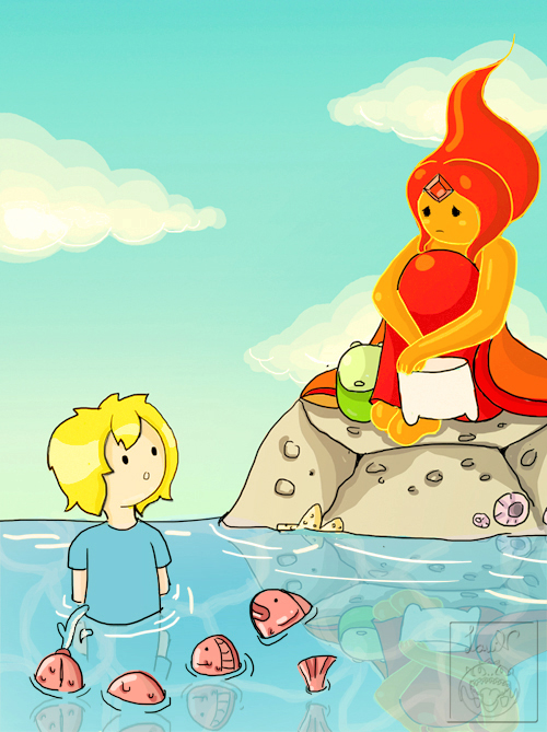 Flame Princess and Finn