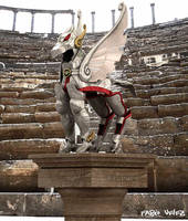 Armadura de Pegaso 3D