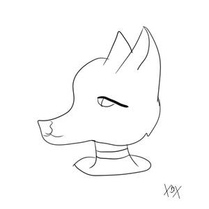 Canine Free to use headshot base