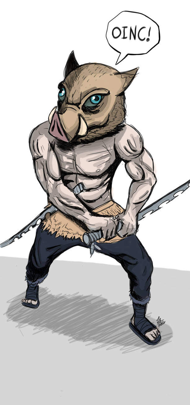 inosuke hashibira by lysterreis on DeviantArt