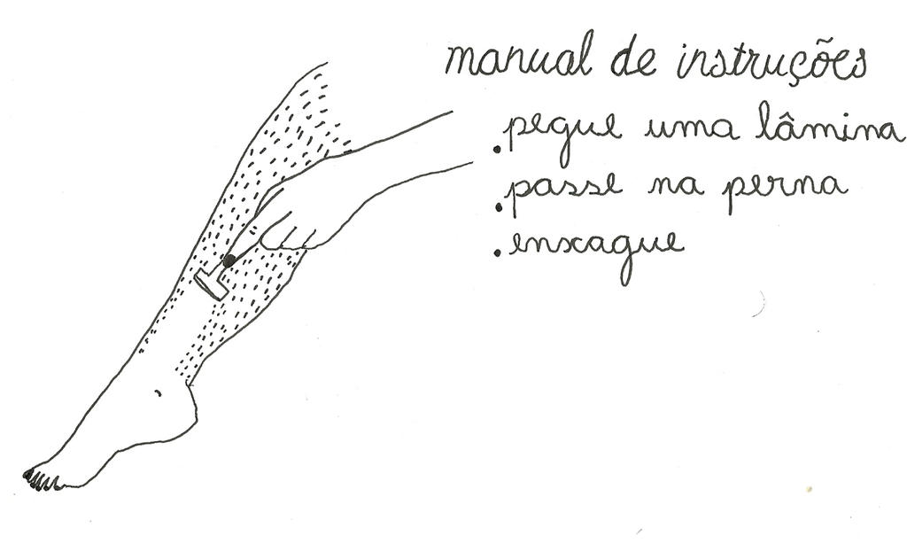 Manual pra Aninha raspar a perna by mexicanabebada on DeviantArt