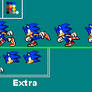 Sonic Running Sprite Sheet