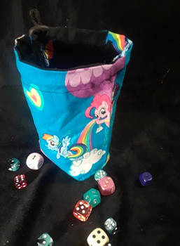 My Little Pony/Rainbow Dash Reversible Dice Bag