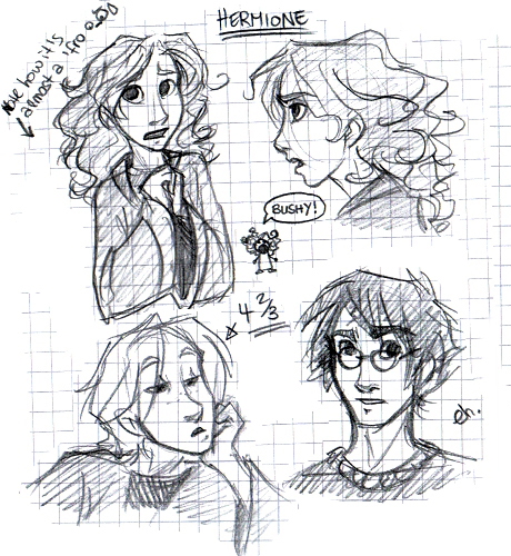 HP chara sketches