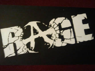 Rage Logo Scratch Board