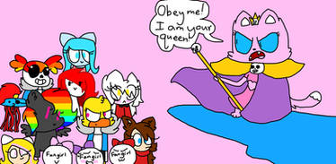 Cutie the queen of Sans fangirls