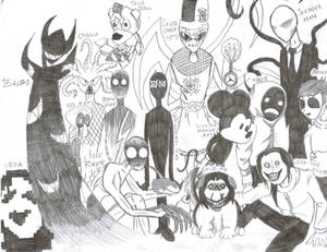 Creepypasta Family Portrait