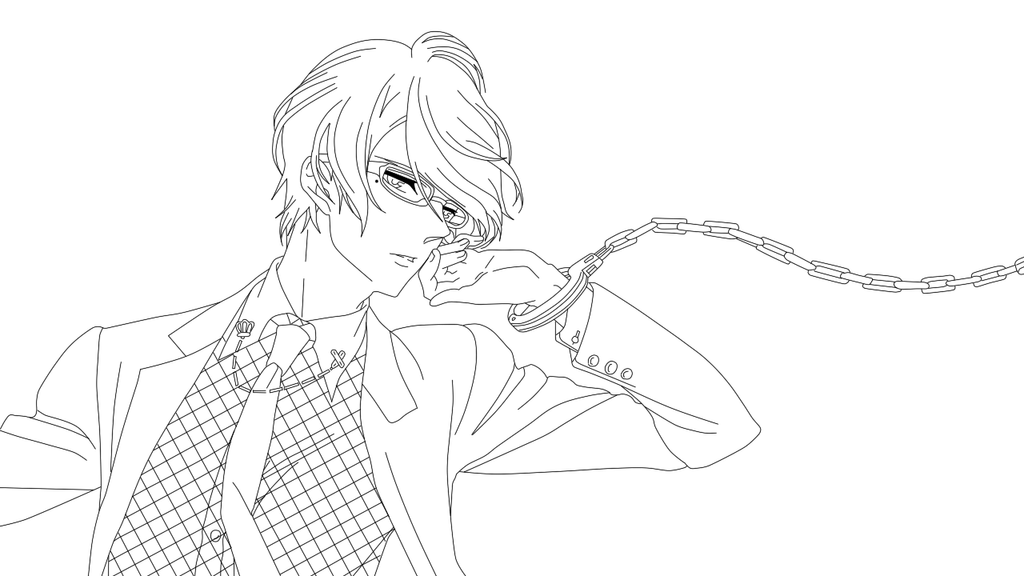 .:Chained:. Azusa Lineart