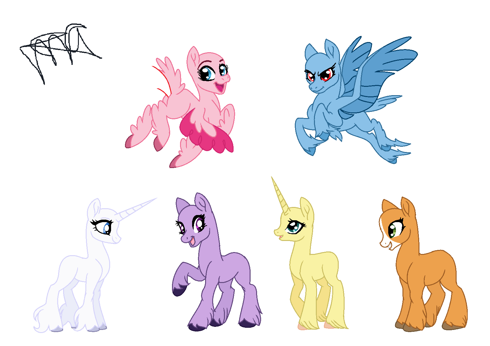 Mlp Base Mane 6 - Hare Wallpaper