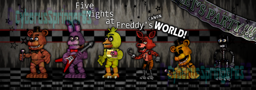 FredBear And Friends (Cinema4d) (Wallpaper) by AdventureOldFoxy on