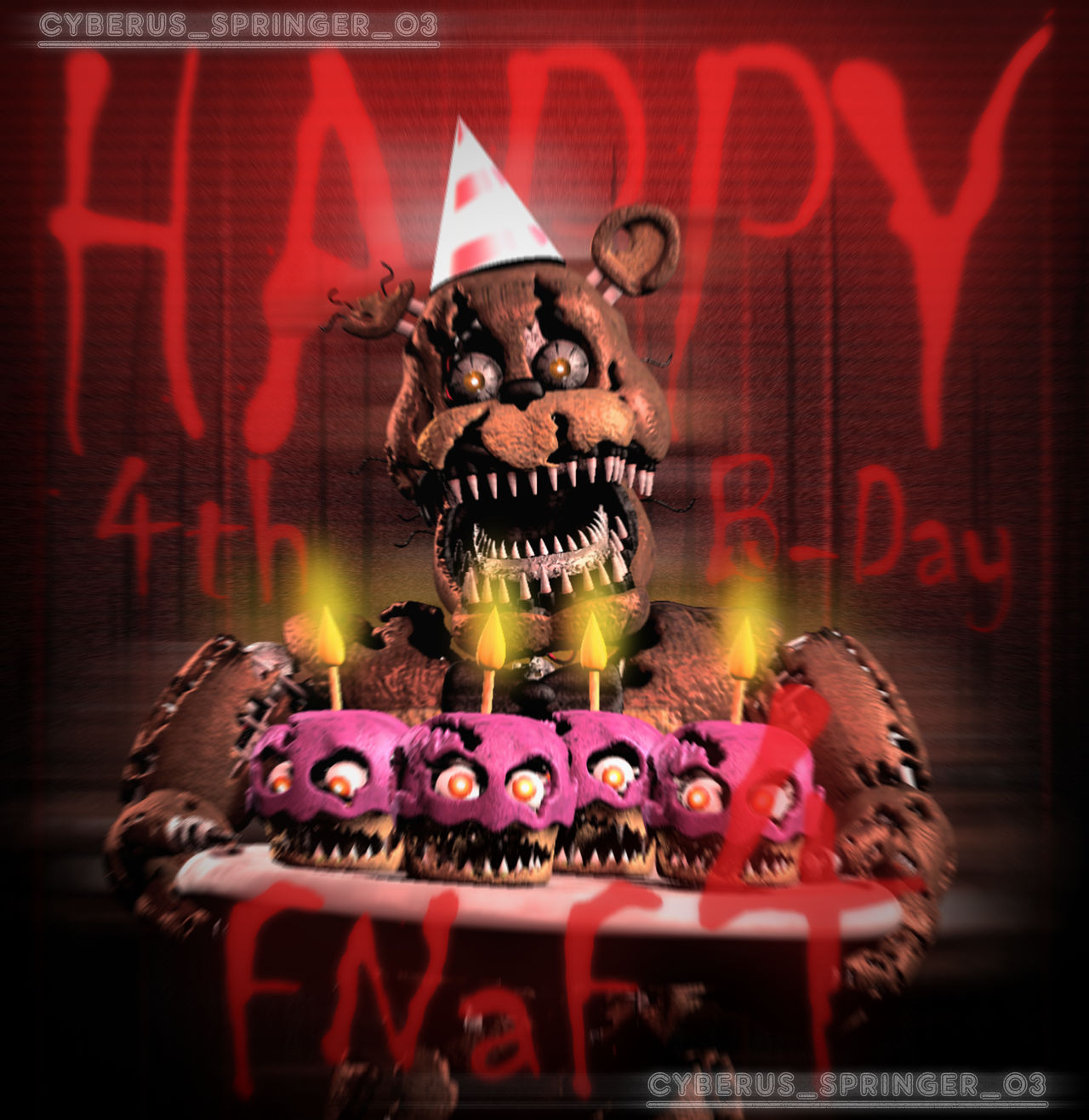 Five Nights At Freddy's 4 Remake (HAPPY BIRTHDAY FNAF 4!) 