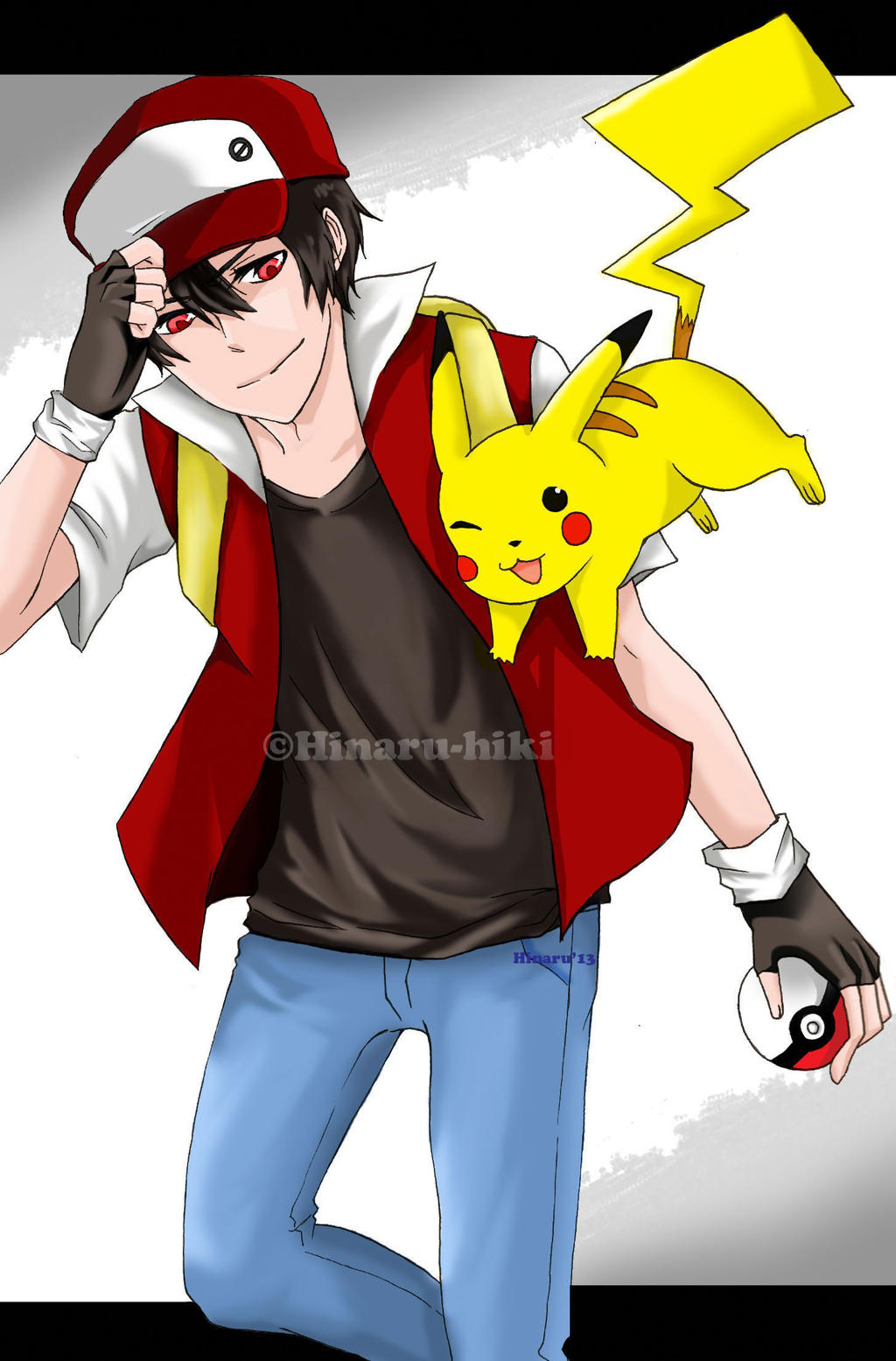Pokemon Red by Hinaru-Hiki on DeviantArt