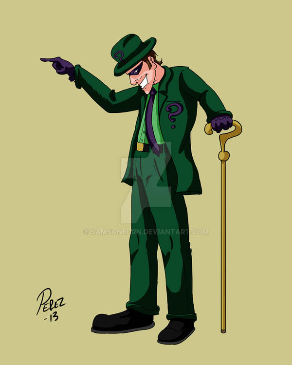 Disminf Riddler Riddler Comm by SamsonBurn on DeviantArt