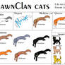 DawnClan cats