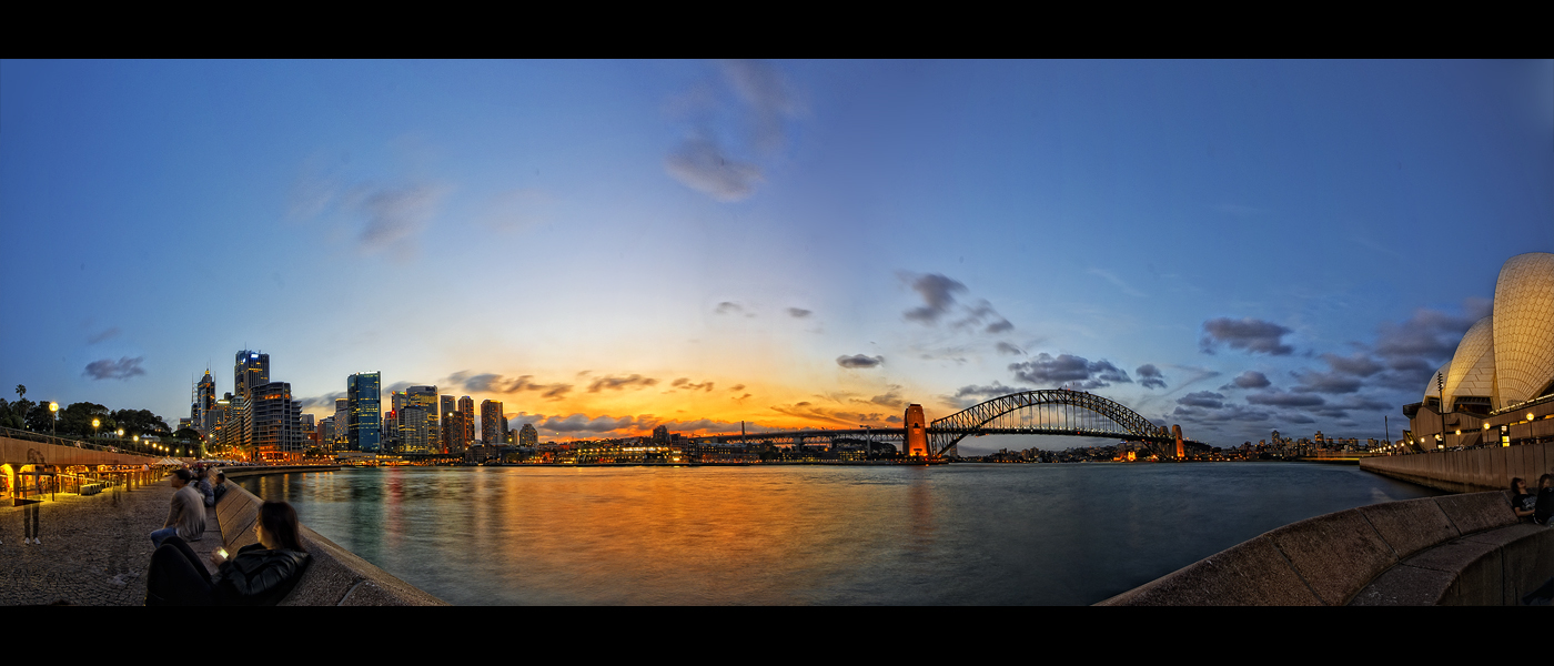 Sun Setting Over Sydney