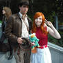 Cosplay Candace Flynn (PandF) with Indiana Jones