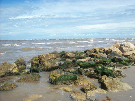 Rocky surf.