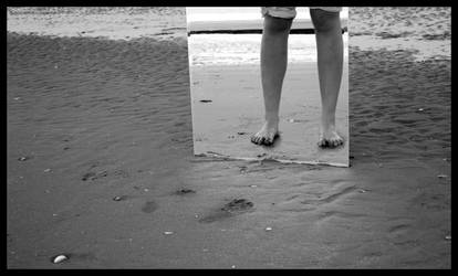 feet on the beach