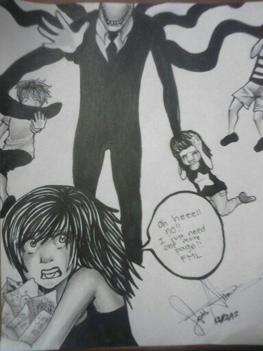 Dam you slenderman i just need one more page!