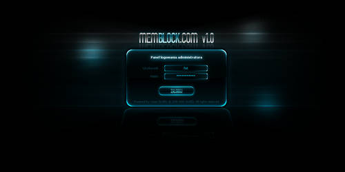 MemBlock.com adminlog layout