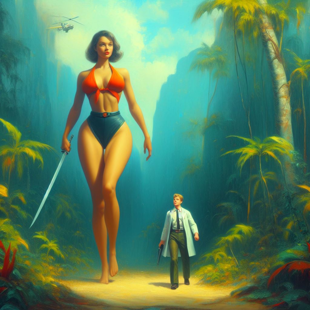 Mini Giantess Jungle warrior 1 by kukoch on DeviantArt