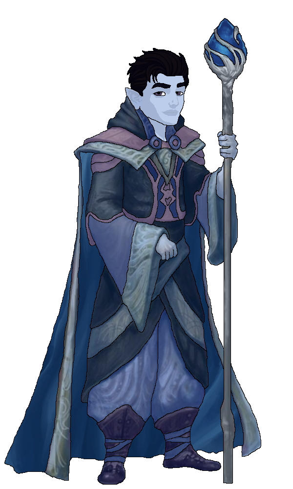 Male Moon Elf concept art (Forgotten Realms) by ForgottenRealmsArt on