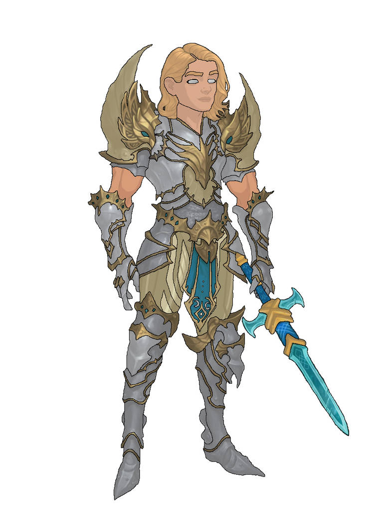 Azimar Male Aasimar concept art (Forgotten Realms) by ForgottenRealmsArt on ...