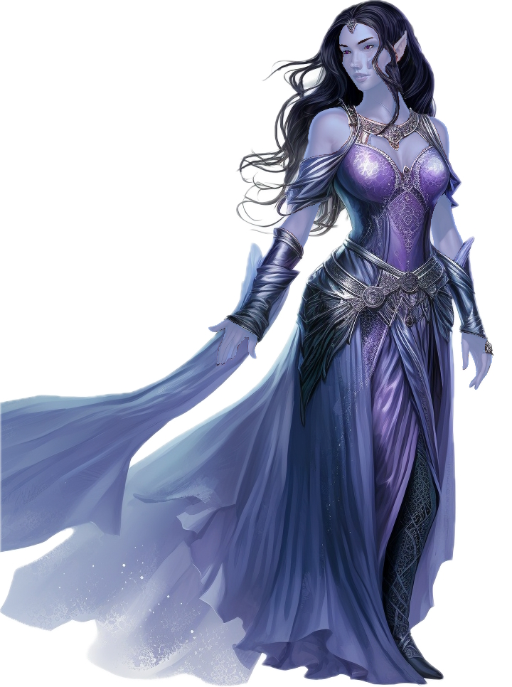 Female Moon Elf Concept Art (Forgotten Realms) by ForgottenRealmsArt on