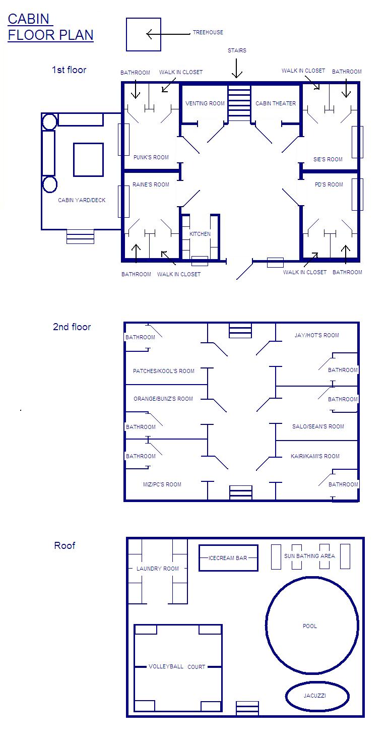 CABIN FLOOR PLAN