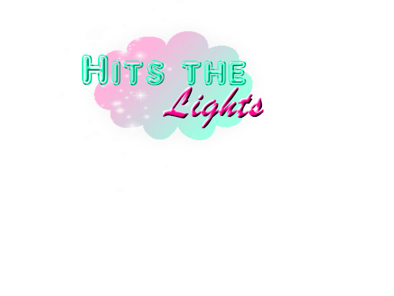 Texto png hits the lights