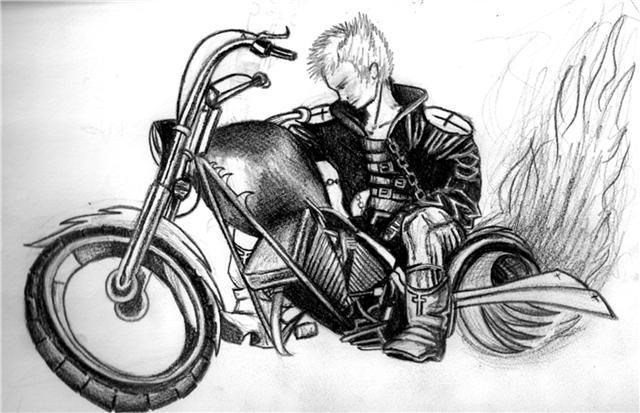 My charactor existence biker