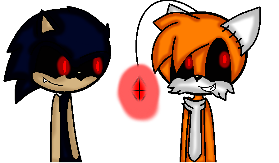 Sonic.Exe and Tails Doll  Tails doll, Sonic fan art, Sonic fan characters