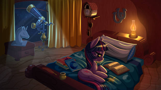 Burning the Midnight Oil by KittehKatBar