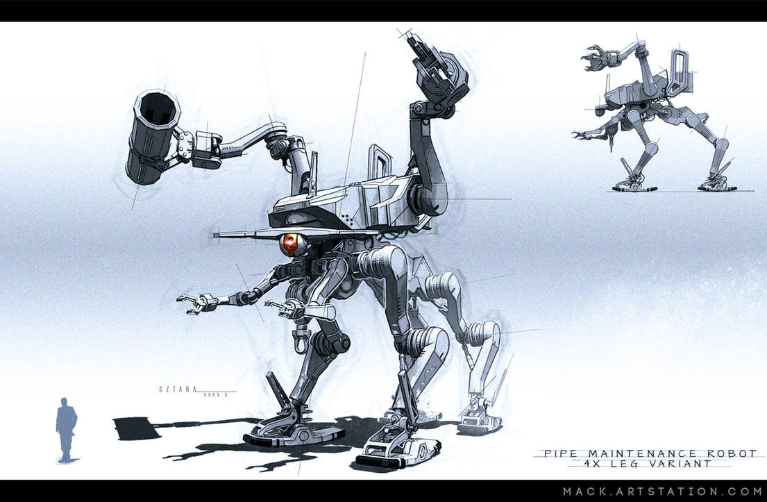 Maintenance-Bot 4X by MackSztaba on DeviantArt