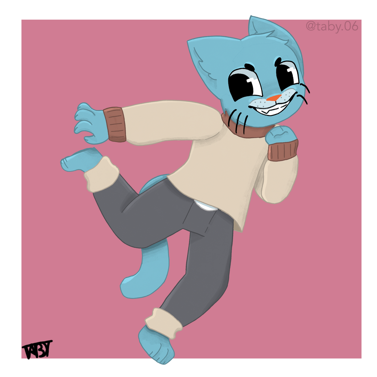 Gumball Watterson Fan Art By Taze 06 On DeviantArt gumball-watterson-fan-art-by-taze-06-on-deviantart