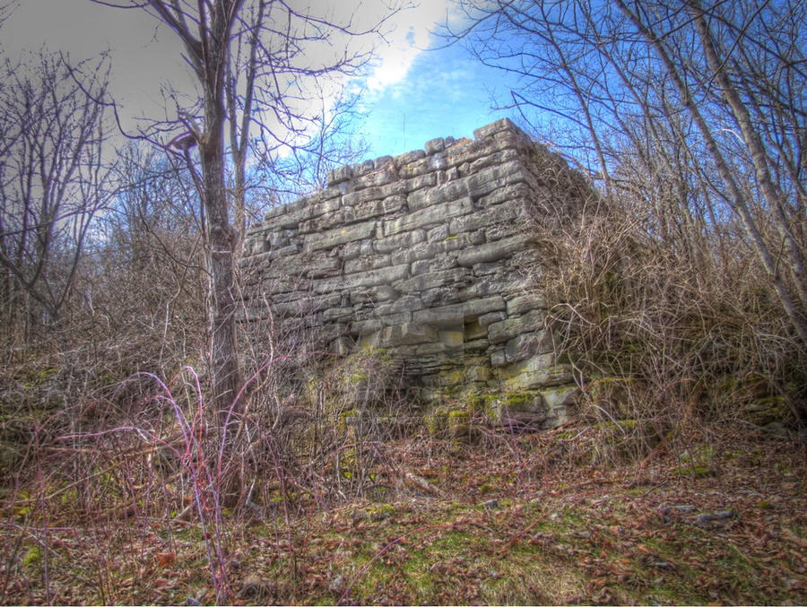 Old Barn Foundation Ramp, HDR