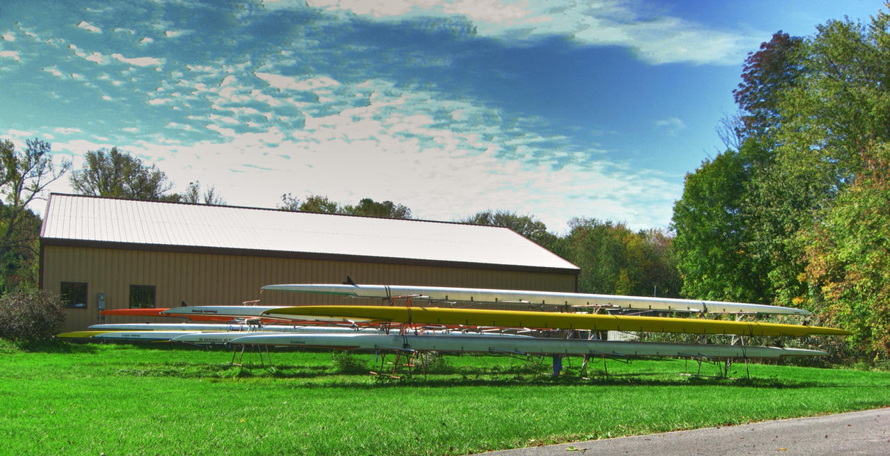 Rowing club, Liverpool, NY by Lectrichead