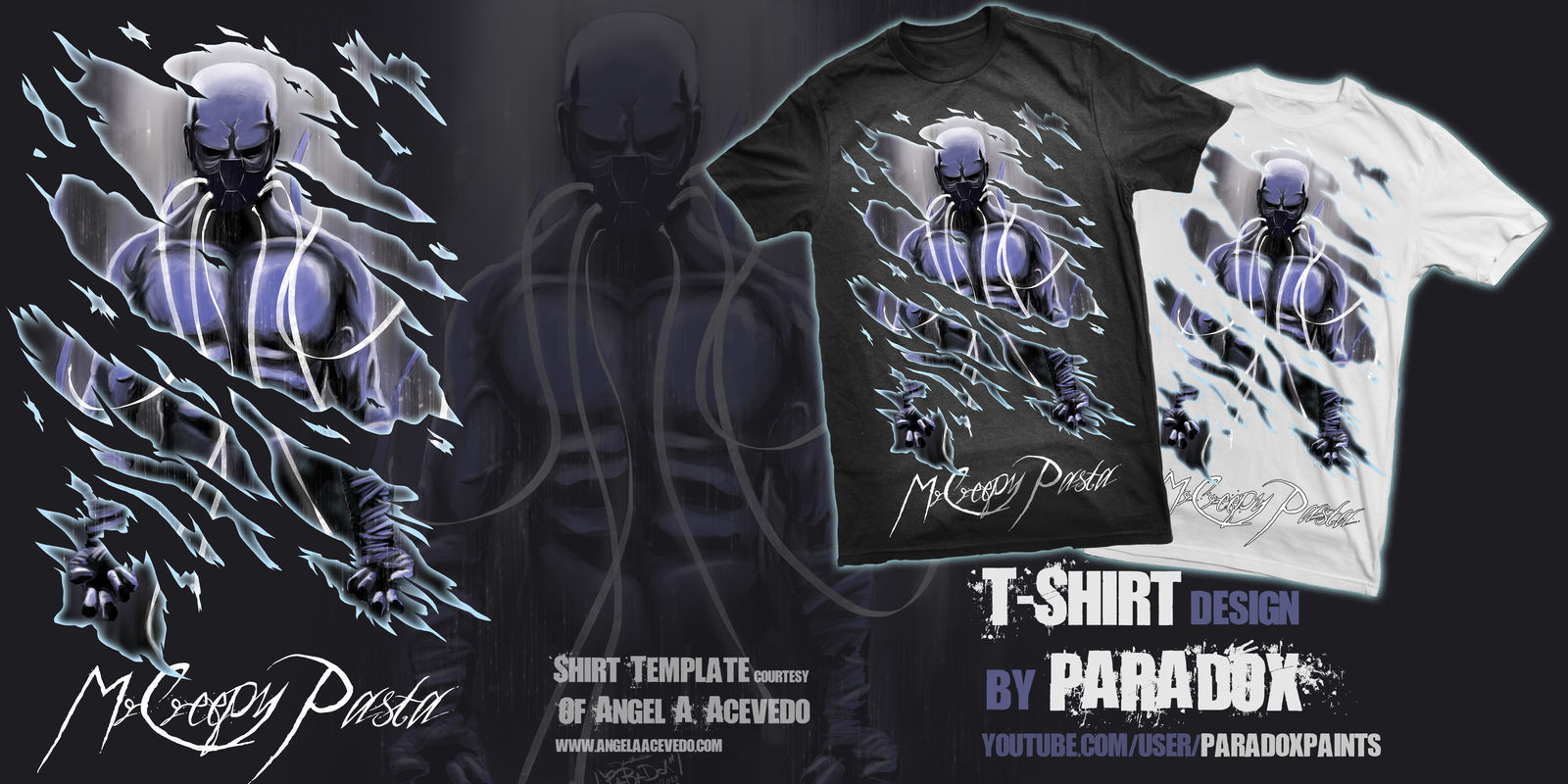 MrCreepyPasta T-Shirt Contest entry ! *VOTE* by BladeRazors